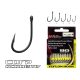 Gamakatsu G-Carp Snagge Black 12 10pcs/pack Micro Bearded Bojlis hooks with ears