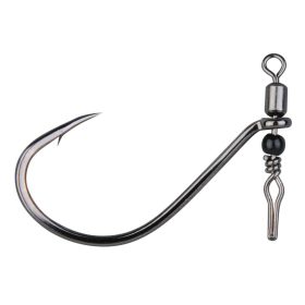 Gamakatsu Preda Swivel Shot Black Hooks #1 Hook with Swivel