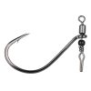 Gamakatsu Preda Swivel Shot Black Hooks #2 with Hook Swivel