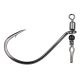 Gamakatsu Preda Swivel Shot Black Hooks #2 with Hook Swivel