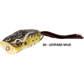 Rapture Popper Frog 6cm 15gr Leopard Mud Rubber Frog