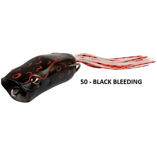 Rapture Popper Frog 6cm 15gr Black Bleeding Frog