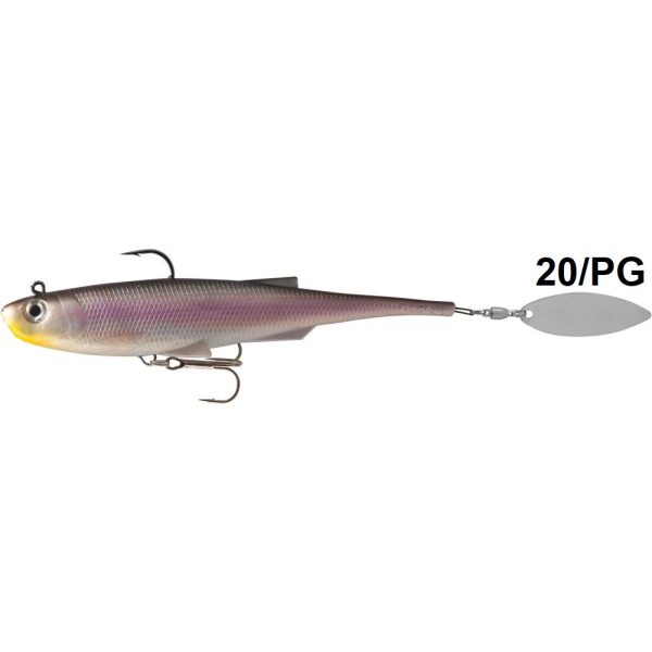 Rapture Mad Spintail Shad 10cm PG Rubber Fish
