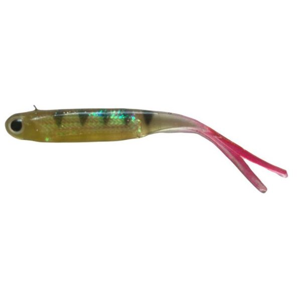 Rapture Power Minnow Fork Tail 7,5cm Perch Plastic Bait 6pcs