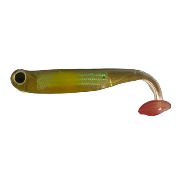 Rapture Power Minnow Hummer Tail 7,5cm Brownie Plastic Bait 6pcs