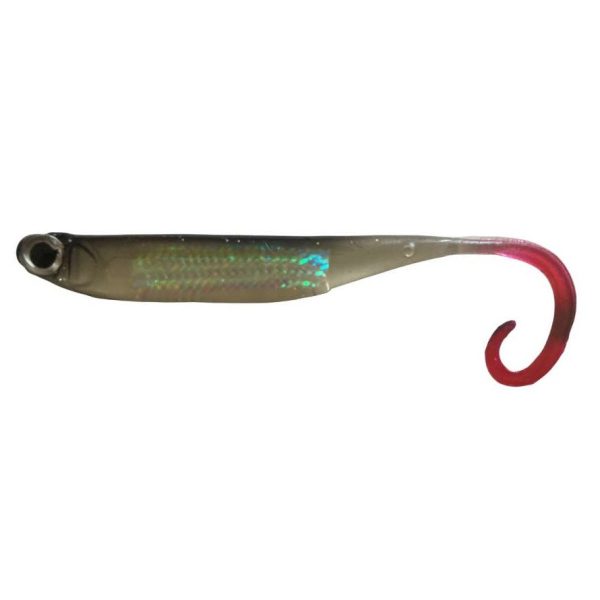 Rapture Power Minnow Curly Tail 7,5cm natural Shad Plastic Bait 6pcs