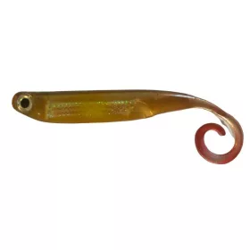   Rapture Power Minnow Curly Tail 7,5cm Brownie Plastic Bait 6pcs