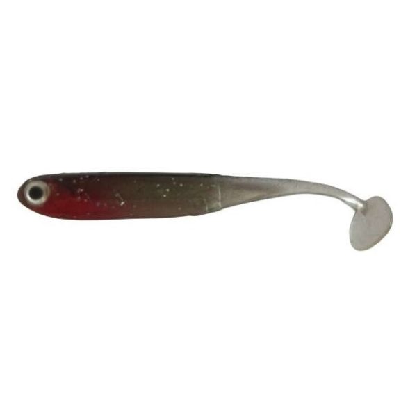 Rapture Mini Minnow Shad Tail 4,5cm Hot Silver Soft rubber bait 6pcs