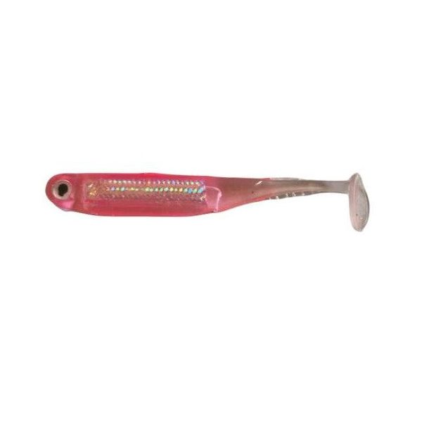 Rapture Mini Minnow Shad Tail 4,5cm pink Shiner Soft rubber bait 6pcs