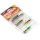 Rapture Power Minnow Set Shad Tail Clear Water 7,5cm 5gr Soft rubber bait 4pcs