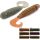 Rapture W. Ziggygub 8cm Black&Red Soft rubber bait 10pcs