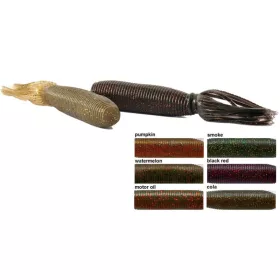 Rapture W. Medusa 10cm Black&Red Soft Rubber Bait 5 pcs