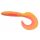Rapture Fun Tail Grub 6,5cm Red Flame Yellow Plastic Bait 10pcs