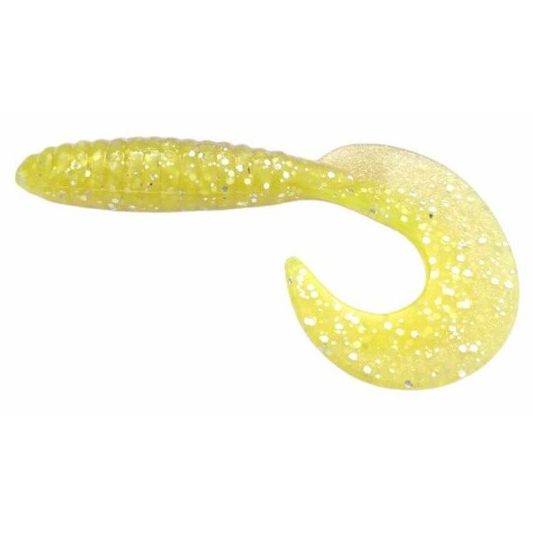 Rapture Fun Tail Grub 6,5cm Chartreuse Ghost Plastic Bait 10pcs