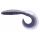 Rapture Fun Tail Grub 6,5cm Black Silver Plastic Bait 10pcs