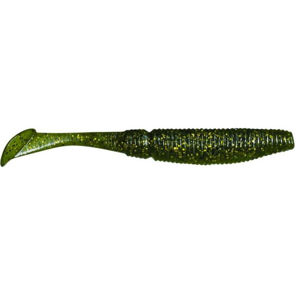 Rapture W. Power Shad 10cm Watermelon Softgum Bait 8pcs