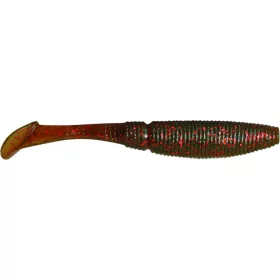 Rapture W. Power Shad 10cm Motor Oil Soft Rubber Bait 8 pcs