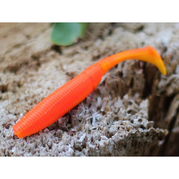 Rapture Power Shad Dual 5cm Red Flame Yellow Plastic Bait 20pcs