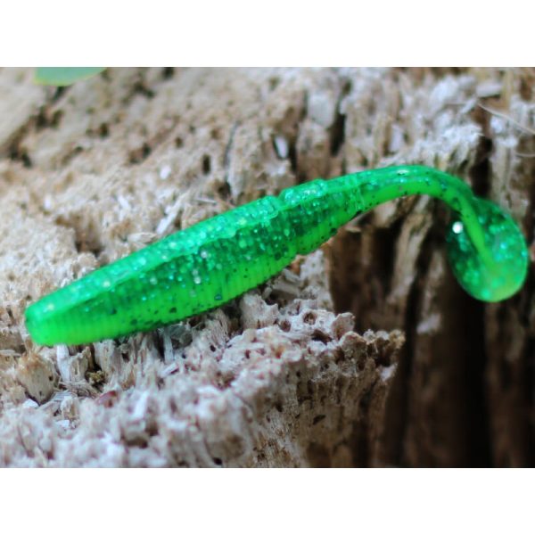 Rapture Power Shad Dual 5cm lime Yellow Plastic Bait 20pcs