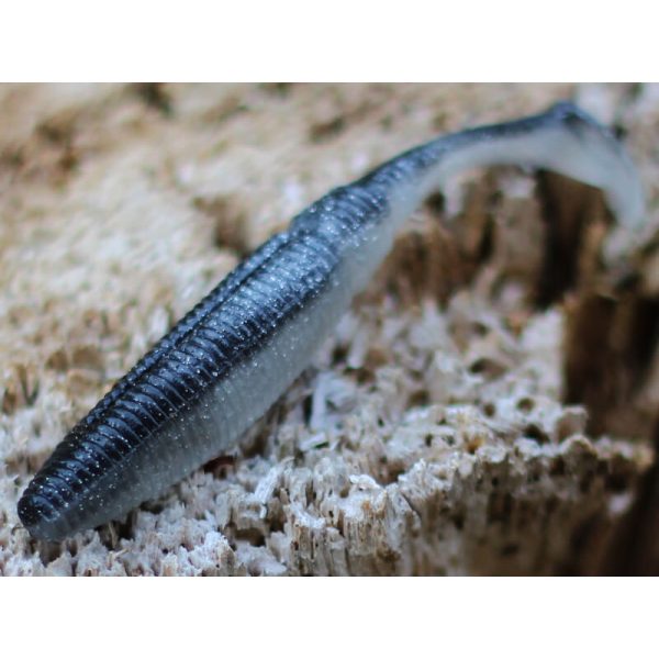 Rapture Power Shad Dual 5cm Black Silver Plastic Bait 20pcs