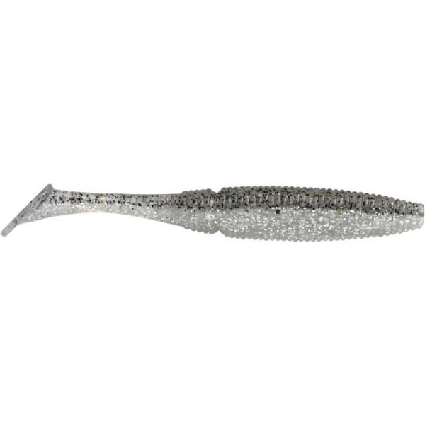 Rapture Power Shad Dual 7,5cm Smoke Ghost Plastic Bait 15pcs