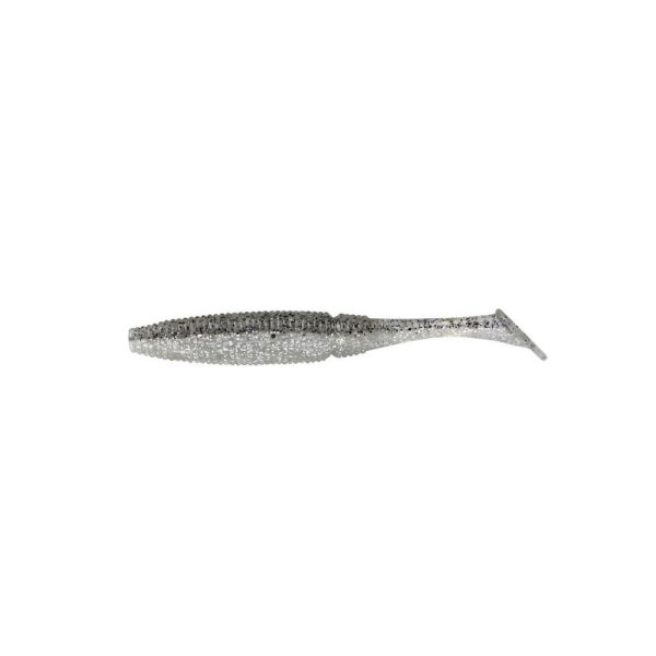 Rapture Power Shad Dual 10cm Smoke Ghost Plastic Bait 8pcs