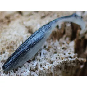 Rapture Power Shad Dual 10cm Black Silver Plastic Bait 8pcs