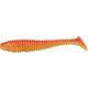 Rapture Ribbed Swing Shad 7cm Red-Yellow Plastic Bait 12pcs