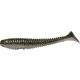 Rapture Ribbed Swing Shad 9,5cm Smoke Green Plastic Bait 7pcs