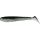Rapture Ribbed Swing Shad 4cm Black Silver Plastic Bait 14pcs