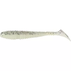 Rapture Ribbed Swing Shad 4cm Glowing Plastic Bait 14 pcs