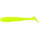 Rapture Ribbed Swing Shad 4cm Neon Yellow Plastic Bait 14pcs