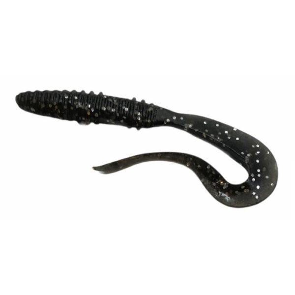 Rapture Mad Worm 8cm Dark Black Plastic Bait 10pcs