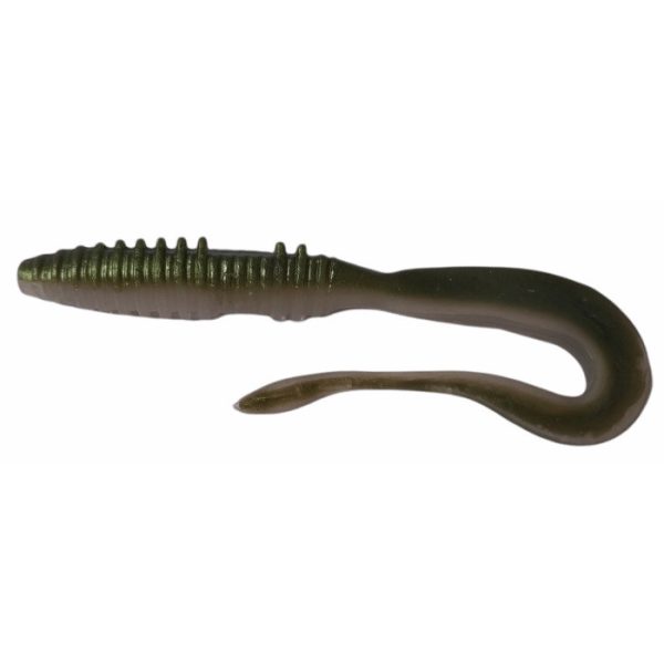 Rapture Mad Worm 8cm Watermelon Pearl Plastic Bait 10pcs