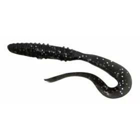Rapture Mad Worm 10cm Dark Black Plastic Bait 10pcs