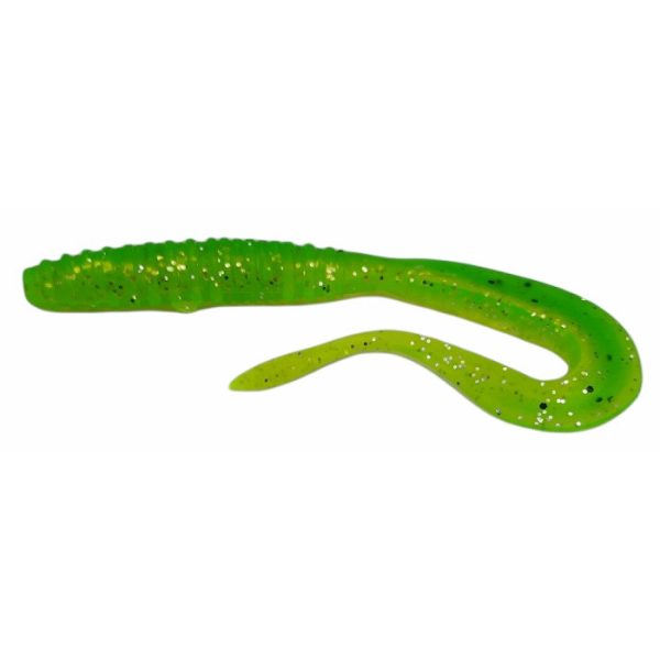 Rapture Mad Worm 10cm Neon Green Plastic Bait 10pcs