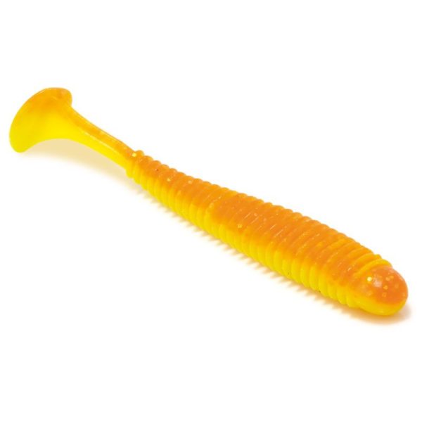 Rapture Rib Slim Shady 7.5cm Yellow&Orange Plastic Bait 12pcs