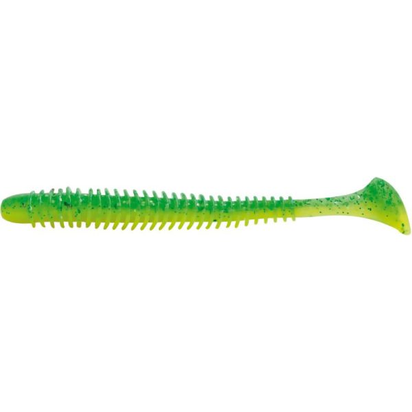 Rapture Rib Slim Shady 7.5cm lime Yellow Plastic Bait 12pcs