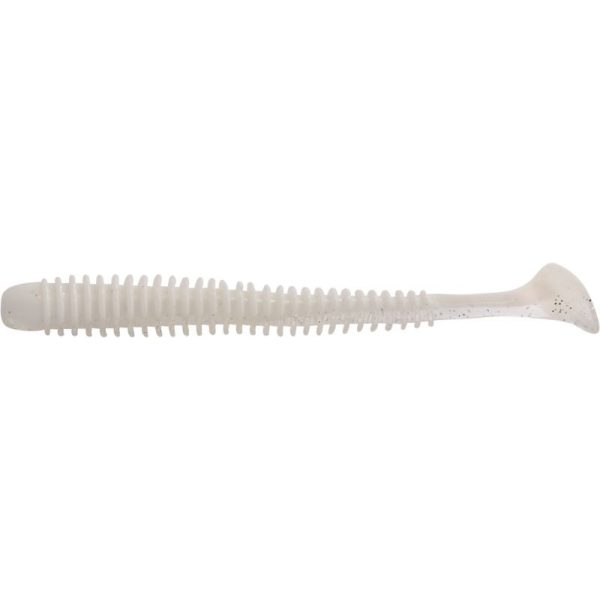 Rapture Rib Slim Shady 7.5cm White Ghost Plastic Bait 12pcs