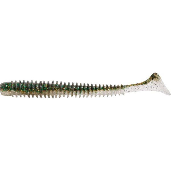 Rapture Rib Slim Shady 7.5cm Smokegeen Plastic Bait 12pcs