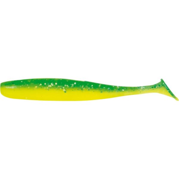 Rapture Xciter Shad 7.5cm Lime Yellow Plastic Bait 8pcs