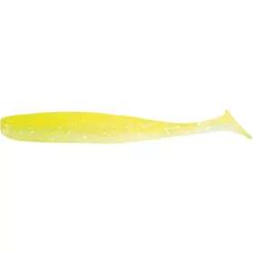 Rapture Xciter Shad 10cm Chartreuse Ghost Plastic Bait 7pcs