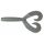 Rapture Twin Grub 9cm Pearl White Plastic Bait 10pcs