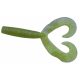 Rapture Twin Grub 9cm Chartreuse Ghost Plastic Bait 10pcs