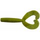 Rapture Twin Grub 9cm Chartreuse Plastic Bait 10pcs