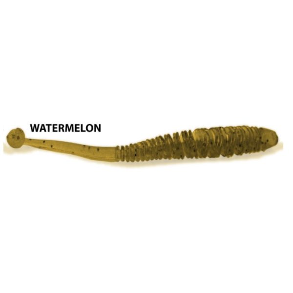Rapture Evoke Worm 6cm Watermelon Plastic Bait 12pcs