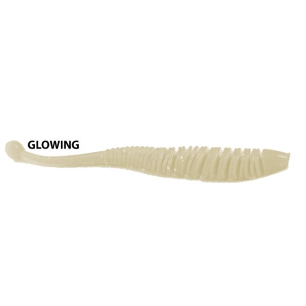 Rapture Evoke Worm 6cm Glowing Plastic Bait 12pcs