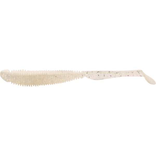 Rapture R.T.W. Soul Shad 7.5cm White Ghost Plastic Bait 10pcs