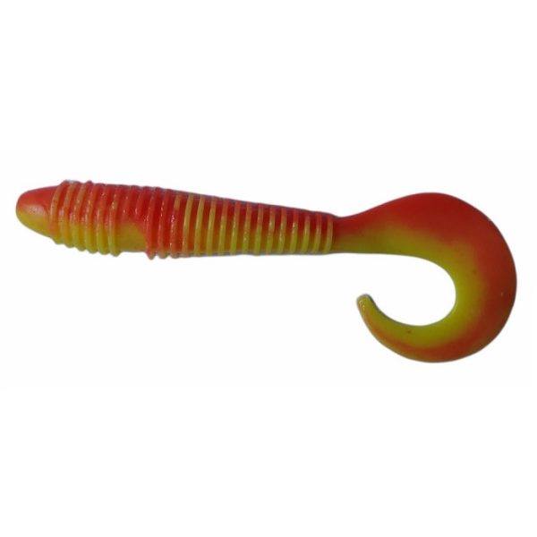 Rapture Swing Gruby 7,5cm Flame Yellow Plastic Bait 10pcs
