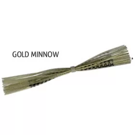   Rapture Spare Skirt Spinner & Jig Gold Minnow Rubber Skirt Plastic Lure